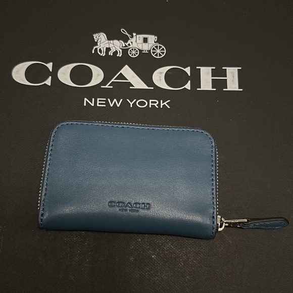 Coach Bazooka Bubble Gum Small Zip Wallet Card Case Leather Limited Edition FOB - Picture 4 of 6
